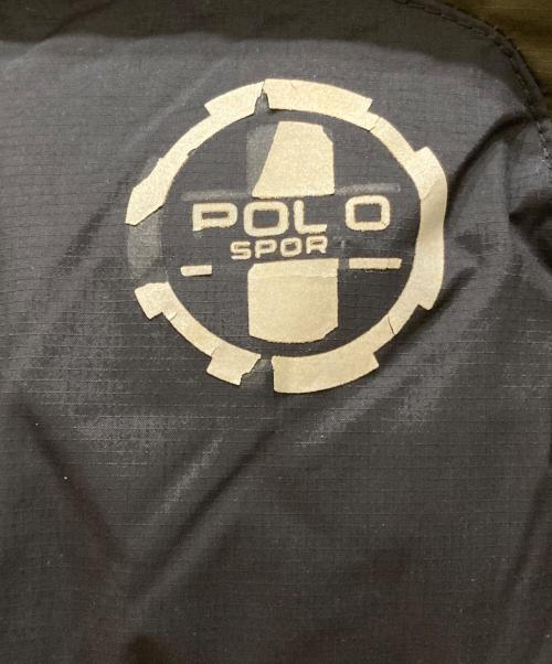 POLO SPORT（ポロスポーツ）POLO SPORT (ポロスポーツ) ダウンジャケット カーキ×ブラック サイズ:SIZE XSの古着・服飾アイテム