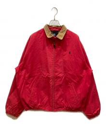 POLO RALPH LAUREN（ポロ・ラルフローレン）の古着「スイングトップ」｜レッド