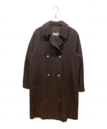 MaxMara（マックスマーラ）の古着「ウールロングコート」｜ブラウン