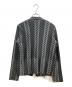 ISSEY MIYAKE (イッセイミヤケ) 総柄プリーツジャケット ブラック サイズ:SIZE 3：12000円