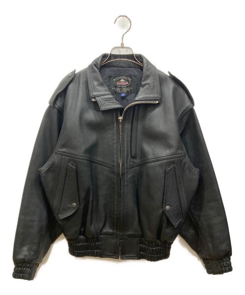 KUSHITANI（クシタニ）KUSHITANI (クシタニ) レザージャケット ブラック サイズ:SIZE Lの古着・服飾アイテム