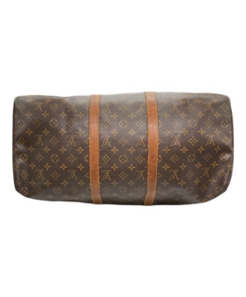 LOUIS VUITTON（ルイ ヴィトン）LOUIS VUITTON (ルイ ヴィトン) ボストンバッグ　モノグラム　キーポル55 ブラウン×オレンジの古着・服飾アイテム