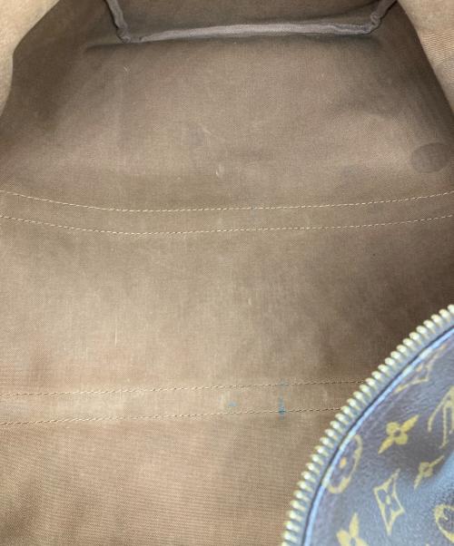 LOUIS VUITTON（ルイ ヴィトン）LOUIS VUITTON (ルイ ヴィトン) ボストンバッグ　モノグラム　キーポル55 ブラウン×オレンジの古着・服飾アイテム