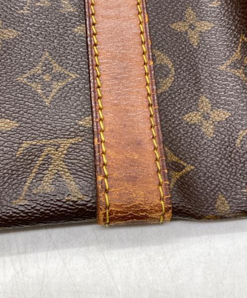 LOUIS VUITTON（ルイ ヴィトン）LOUIS VUITTON (ルイ ヴィトン) ボストンバッグ　モノグラム　キーポル55 ブラウン×オレンジの古着・服飾アイテム