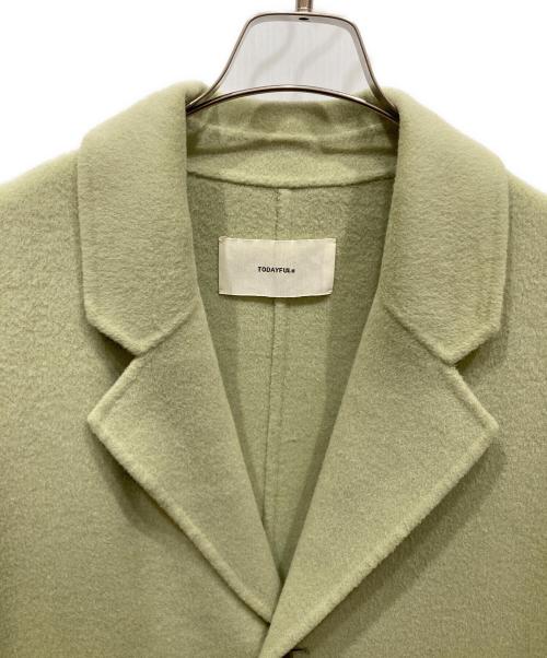 TODAYFUL（トゥデイフル）TODAYFUL (トゥデイフル) Wool Over Coat グリーン サイズ:SIZE 38の古着・服飾アイテム