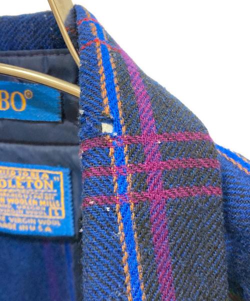 lobo by pendleton（ロボ バイ ペンドルトン）LOBO by Pendleton (ロボ バイ ペンドルトン) チェックネルシャツ ネイビー サイズ:SIZE Lの古着・服飾アイテム