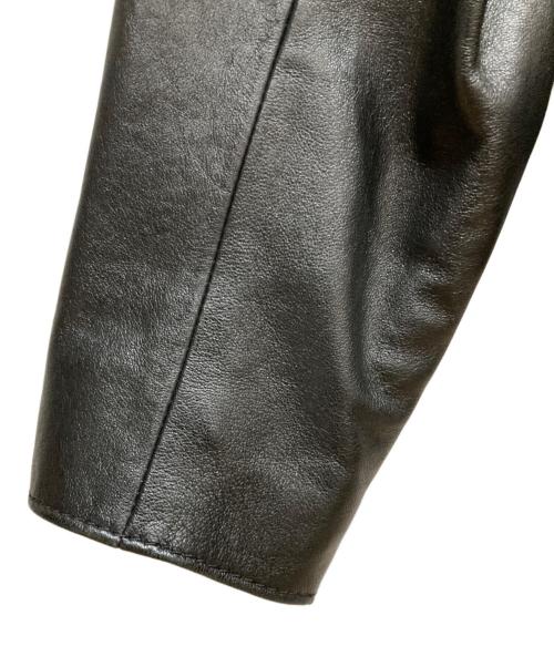 COACH（コーチ）COACH (コーチ) シングルライダースジャケット ブラック サイズ:SIZE Mの古着・服飾アイテム