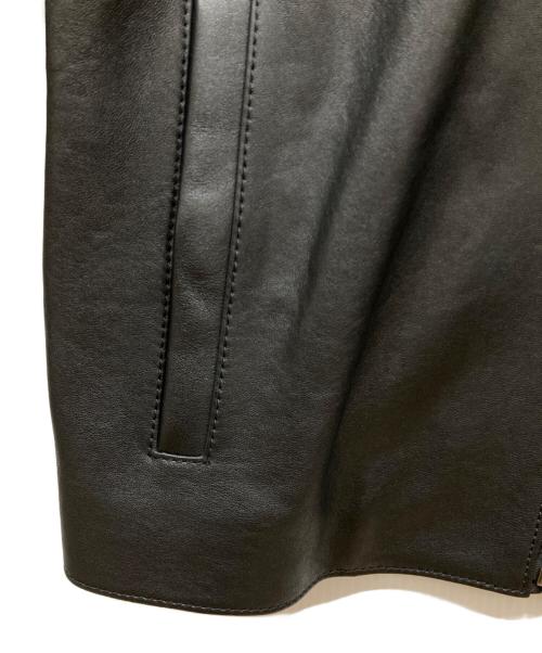 COACH（コーチ）COACH (コーチ) シングルライダースジャケット ブラック サイズ:SIZE Mの古着・服飾アイテム