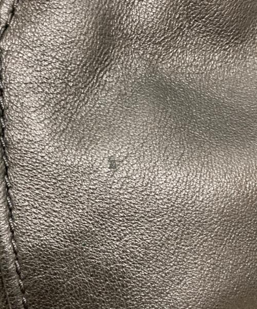 COACH（コーチ）COACH (コーチ) シングルライダースジャケット ブラック サイズ:SIZE Mの古着・服飾アイテム