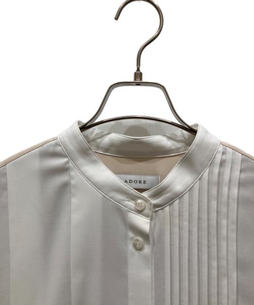 ADORE（アドーア）ADORE (アドーア) ドライハイツイストワンピース ホワイト サイズ:SIZE 38の古着・服飾アイテム