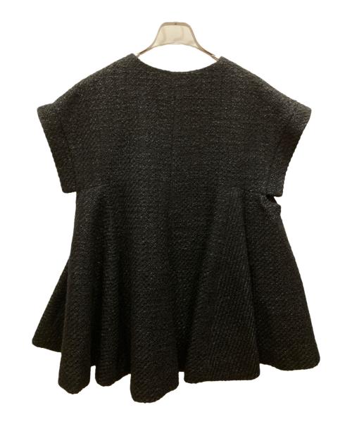 LE PHIL（ル フィル）LE PHIL (ル フィル) ロービングツイードフレアジレ ブラック サイズ:SIZE Freeの古着・服飾アイテム