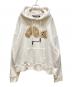 Palm Angels（パーム エンジェルス）の古着「BEAR HOODIE」｜ホワイト