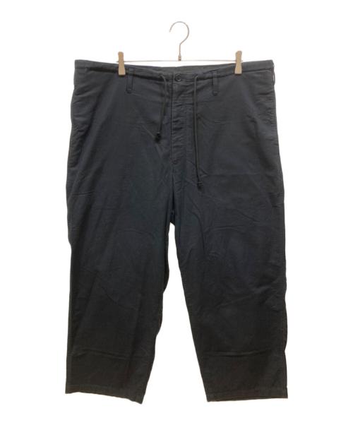 BLACK Scandal Yohji Yamamoto（ブラックスキャンダルヨウジヤマモト）BLACK Scandal Yohji Yamamoto (ブラックスキャンダルヨウジヤマモト) 刺繍ツイルヒモパンツ ブラック サイズ:SIZE 1の古着・服飾アイテム