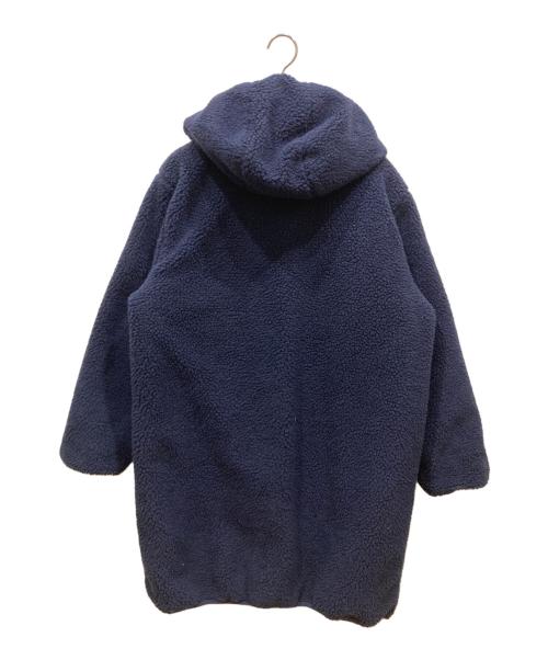 TAION（タイオン）TAION (タイオン) NOLLEY'S (ノーリーズ) 別注ボア×ダウンフードコート ネイビー サイズ:SIZE Mの古着・服飾アイテム