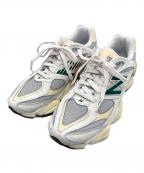 NEW BALANCEニューバランス）の古着「ローカットスニーカー」｜ホワイト×グリーン