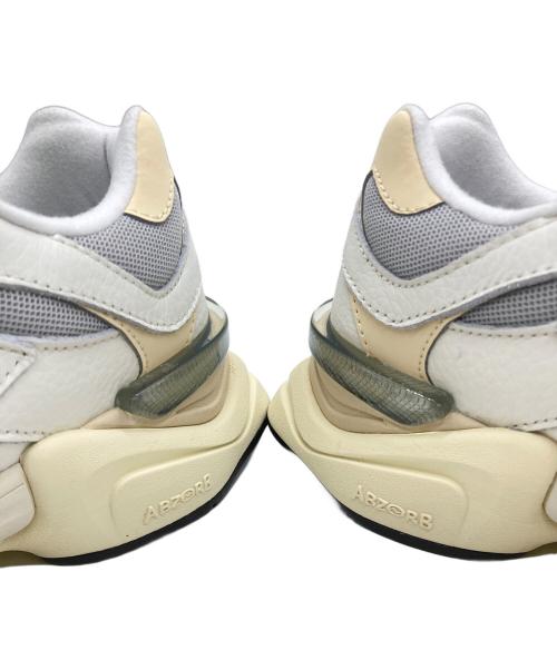 NEW BALANCE（ニューバランス）NEW BALANCE (ニューバランス) ローカットスニーカー ホワイト×グリーン サイズ:SIZE 24.5cm 未使用品の古着・服飾アイテム