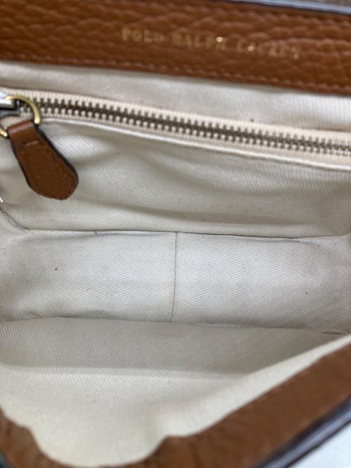 POLO RALPH LAUREN（ポロ・ラルフローレン）POLO RALPH LAUREN (ポロ・ラルフローレン) Lennoxショルダーバッグ ブラウンの古着・服飾アイテム