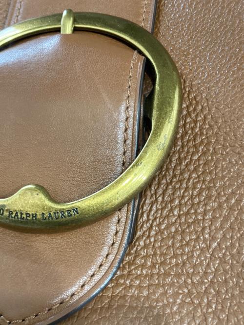 POLO RALPH LAUREN（ポロ・ラルフローレン）POLO RALPH LAUREN (ポロ・ラルフローレン) Lennoxショルダーバッグ ブラウンの古着・服飾アイテム