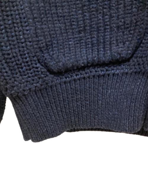 POLO RALPH LAUREN（ポロ・ラルフローレン）POLO RALPH LAUREN (ポロ・ラルフローレン) ショールカラーニットカーディガン ネイビー サイズ:SIZE XLの古着・服飾アイテム