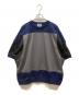 C.E（シーイー）の古着「MD Temporal Distortion MESH SS TOP」｜ネイビー×グレー