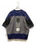 C.E (シーイー) MD Temporal Distortion MESH SS TOP ネイビー×グレー サイズ:SIZE L：15000円