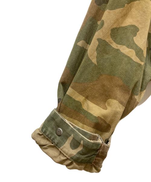 ANCELLM（アンセルム）ANCELLM (アンセルム) CAMO ZIPUP HOODIE ブラウン×カーキ サイズ:SIZE 2の古着・服飾アイテム