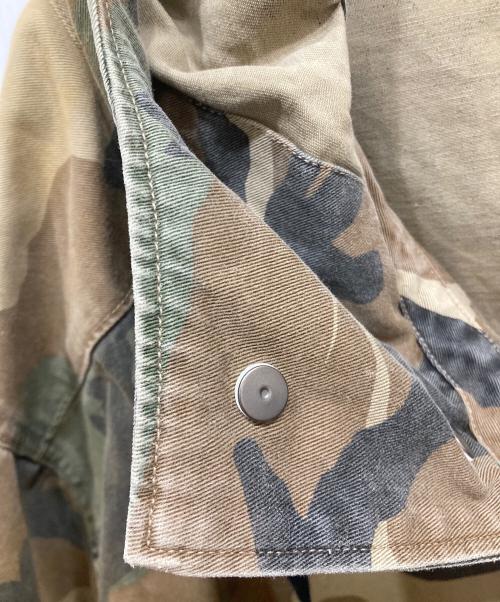 ANCELLM（アンセルム）ANCELLM (アンセルム) CAMO ZIPUP HOODIE ブラウン×カーキ サイズ:SIZE 2の古着・服飾アイテム
