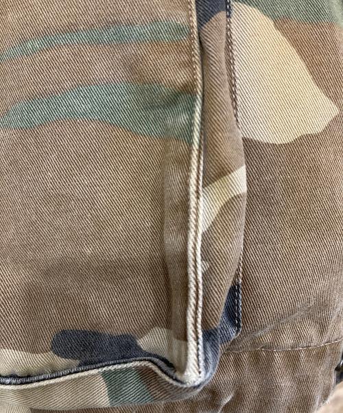 ANCELLM（アンセルム）ANCELLM (アンセルム) CAMO ZIPUP HOODIE ブラウン×カーキ サイズ:SIZE 2の古着・服飾アイテム