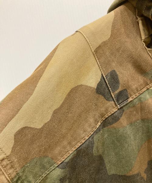 ANCELLM（アンセルム）ANCELLM (アンセルム) CAMO ZIPUP HOODIE ブラウン×カーキ サイズ:SIZE 2の古着・服飾アイテム