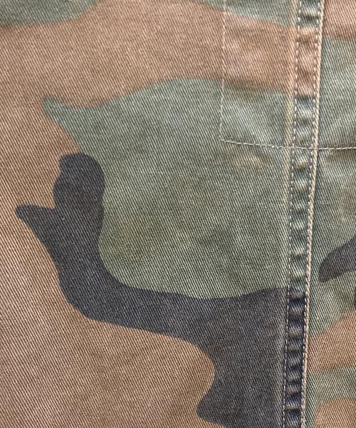 ANCELLM（アンセルム）ANCELLM (アンセルム) CAMO ZIPUP HOODIE ブラウン×カーキ サイズ:SIZE 2の古着・服飾アイテム