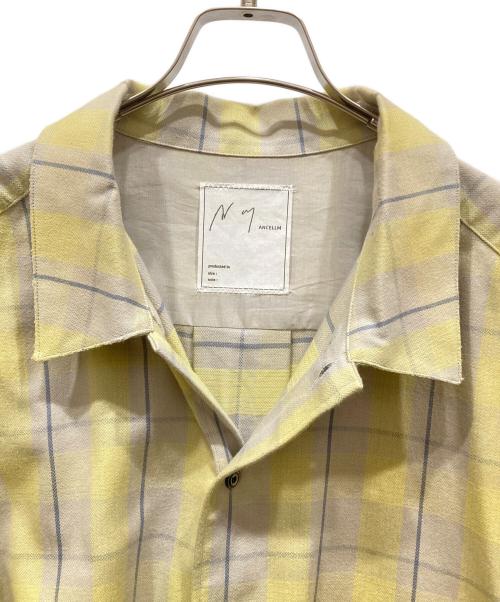 ANCELLM（アンセルム）ANCELLM (アンセルム) C/R CHECK SHIRT グレー×イエロー サイズ:SIZE 2の古着・服飾アイテム