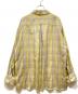 ANCELLM (アンセルム) C/R CHECK SHIRT グレー×イエロー サイズ:SIZE 2：22000円