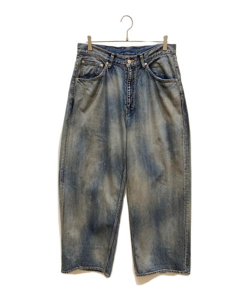 ANCELLM（アンセルム）ANCELLM (アンセルム) STRAIGHT WIDE DENIM PANTS インディゴ サイズ:SIZE 2の古着・服飾アイテム