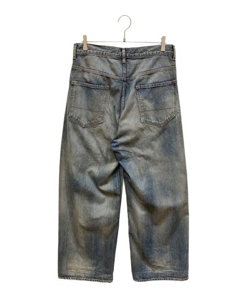 ANCELLM（アンセルム）ANCELLM (アンセルム) STRAIGHT WIDE DENIM PANTS インディゴ サイズ:SIZE 2の古着・服飾アイテム