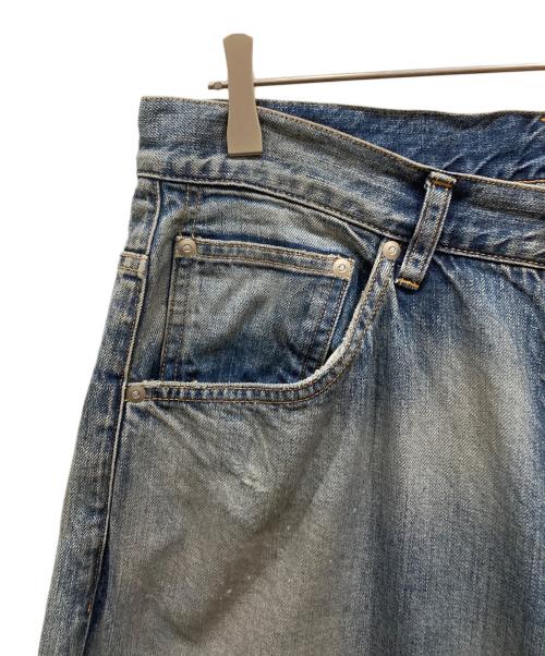 ANCELLM（アンセルム）ANCELLM (アンセルム) STRAIGHT WIDE DENIM PANTS インディゴ サイズ:SIZE 2の古着・服飾アイテム