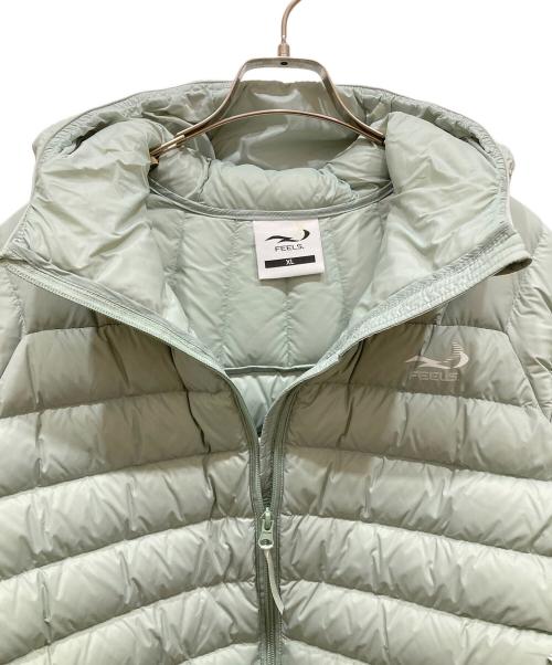 FEELS（フィールズ）FEELS (フィールズ) SHELL DOWN JACKET ブルー サイズ:SIZE XLの古着・服飾アイテム