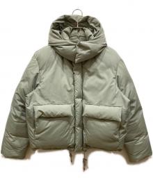 AURALEE（オーラリー）の古着「LIGHT FINX POLYESTER DOWN JACKET」｜グリーン
