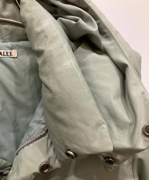 AURALEE（オーラリー）AURALEE (オーラリー) LIGHT FINX POLYESTER DOWN JACKET グリーン サイズ:SIZE 1の古着・服飾アイテム