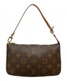 LOUIS VUITTON（ルイ ヴィトン）の古着「ポシェット　モノグラム　ポシェット・アクセソワール」｜ブラウン