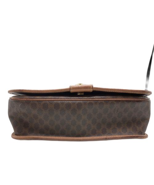 CELINE（セリーヌ）CELINE (セリーヌ) フラップショルダーバッグ ブラウンの古着・服飾アイテム