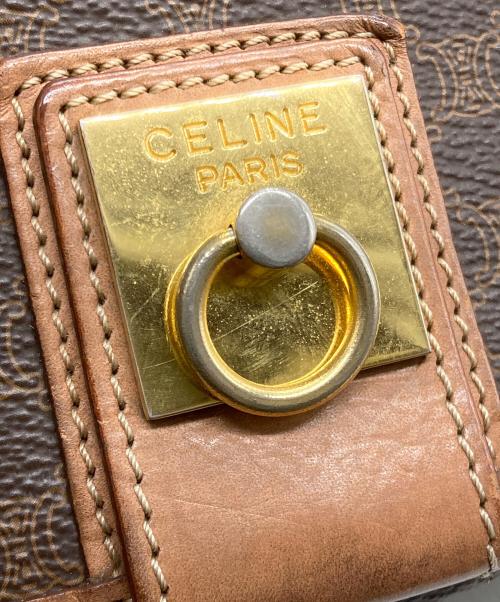 CELINE（セリーヌ）CELINE (セリーヌ) フラップショルダーバッグ ブラウンの古着・服飾アイテム