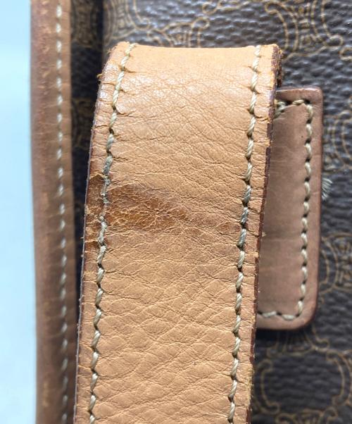 CELINE（セリーヌ）CELINE (セリーヌ) フラップショルダーバッグ ブラウンの古着・服飾アイテム