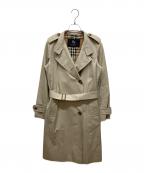 BURBERRY LONDONバーバリーロンドン）の古着「スタンドカラーコート」｜ベージュ