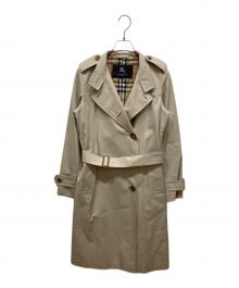 BURBERRY LONDON（バーバリーロンドン）の古着「スタンドカラーコート」｜ベージュ