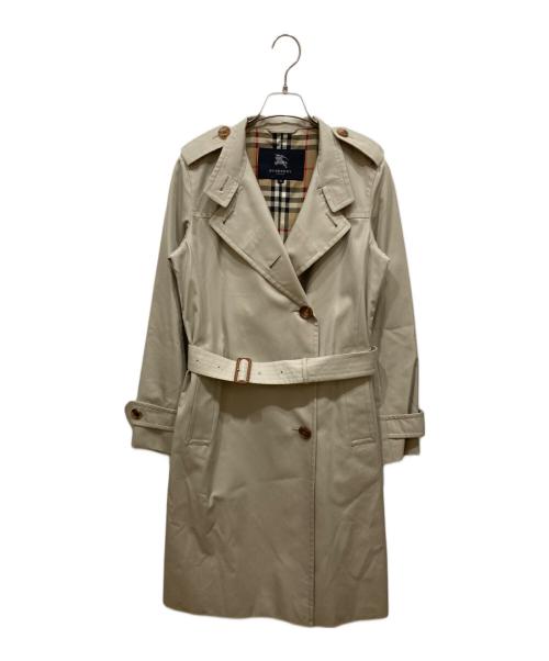 BURBERRY LONDON（バーバリーロンドン）BURBERRY LONDON (バーバリーロンドン) スタンドカラーコート ベージュ サイズ:SIZE 38の古着・服飾アイテム