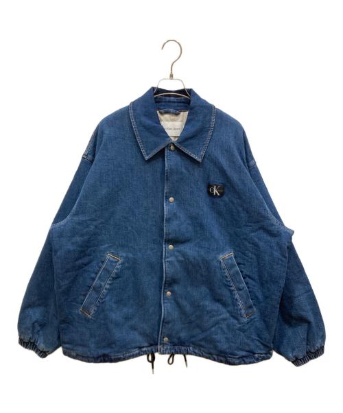 Calvin Klein Jeans（カルバンクラインジーンズ）Calvin Klein Jeans (カルバンクラインジーンズ) スケーターデニムジャケット インディゴ サイズ:SIZE M 未使用品の古着・服飾アイテム
