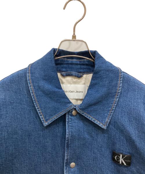 Calvin Klein Jeans（カルバンクラインジーンズ）Calvin Klein Jeans (カルバンクラインジーンズ) スケーターデニムジャケット インディゴ サイズ:SIZE M 未使用品の古着・服飾アイテム