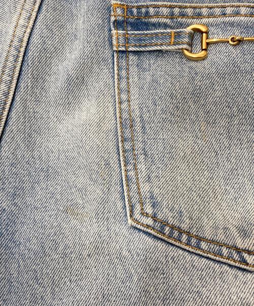 GUCCI（グッチ）GUCCI (グッチ) ホースビットデニムパンツ インディゴ サイズ:SIZE 78.5cm (W31・M)の古着・服飾アイテム
