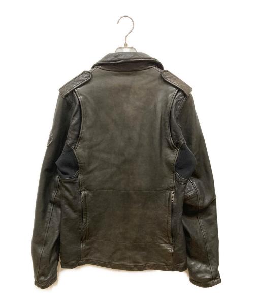 glamb（グラム）glamb (グラム) ラムレザーライダースジャケット ブラック サイズ:SIZE 3の古着・服飾アイテム