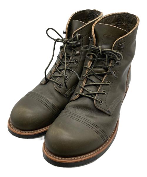 RED WING（レッドウィング）RED WING (レッドウィング) Iron Ranger カーキ サイズ:SIZE 8Dの古着・服飾アイテム